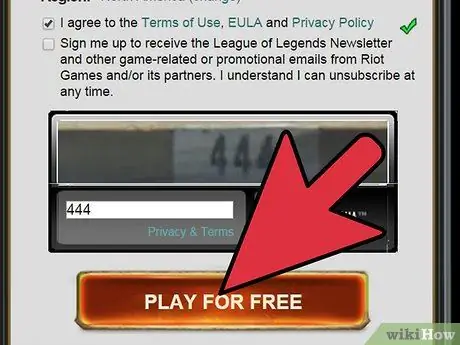Создайте учетную запись League of Legends Шаг 4 Создайте учетную запись League of Legends Шаг 4