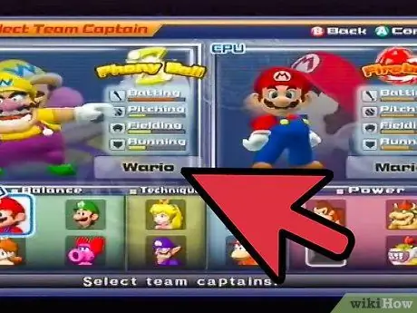 Сделайте хоумран с Валуиджи в игре Mario Superstar Baseball, шаг 1 Сделайте хоумран с Валуиджи в игре Mario Superstar Baseball, шаг 1
