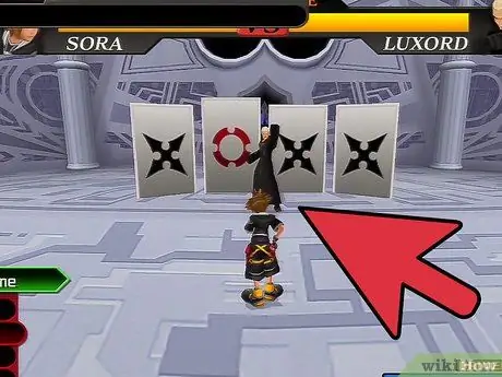 Победите Люксорда (Битва данных) в Kingdom Hearts II, шаг 11 Победите Люксорда (Битва данных) в Kingdom Hearts II, шаг 11
