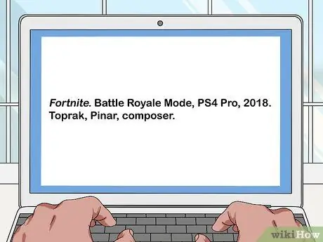 Cite Video Games Step 2 Cite Video Games Step 2