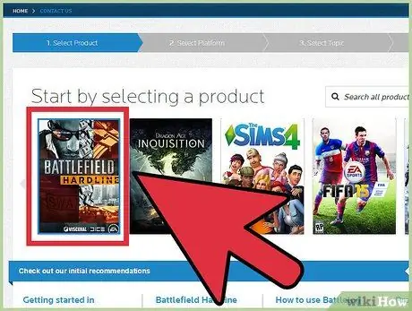 Связаться с EA Games Шаг 3 Связаться с EA Games Шаг 3