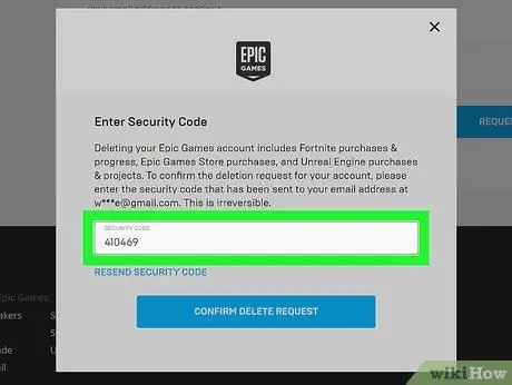 Удаление учетной записи Epic Games Шаг 4 Удаление учетной записи Epic Games Шаг 4