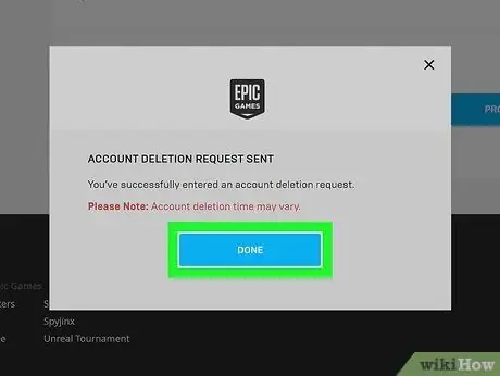 Удаление учетной записи Epic Games Шаг 6 Удаление учетной записи Epic Games Шаг 6
