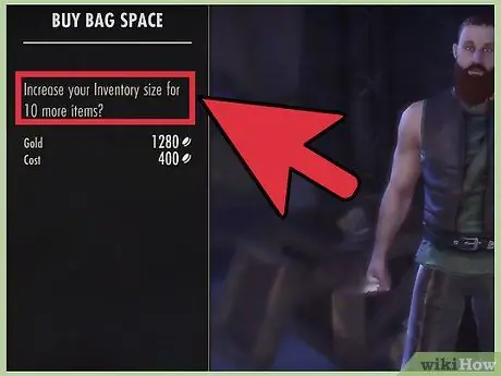 Увеличьте объем вашей сумки в Elder Scrolls Online, шаг 3 Увеличьте объем вашей сумки в Elder Scrolls Online, шаг 3