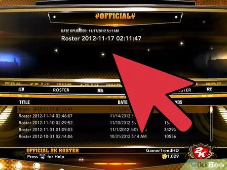 Обновите составы NBA 2K13 Step 7 Обновите составы NBA 2K13 Step 7