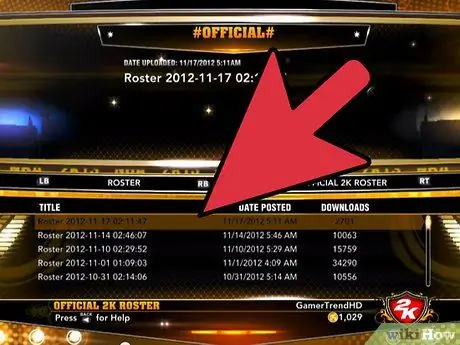 Обновите составы NBA 2K13 Step 8 Обновите составы NBA 2K13 Step 8