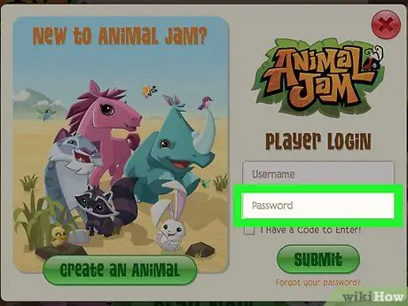 Войти в Animal Jam, шаг 4 Войти в Animal Jam, шаг 4