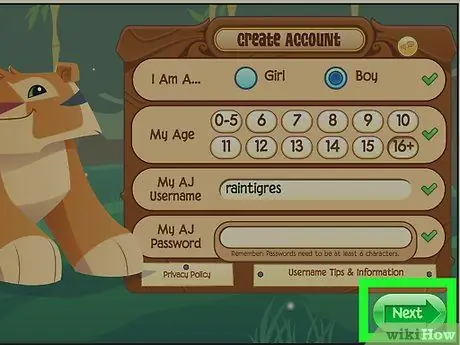 Войти в Animal Jam, шаг 14 Войти в Animal Jam, шаг 14