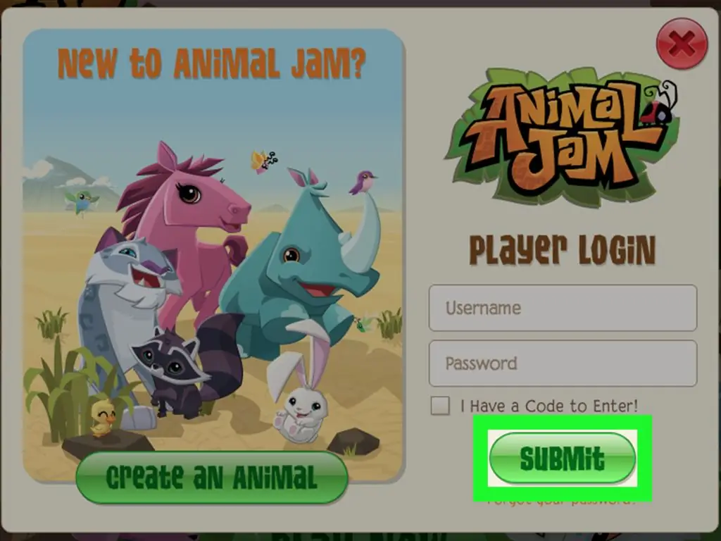 Как войти в Animal Jam (с иллюстрациями)