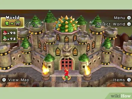 Победите Баузера в New Super Mario Bros, Шаг 1 Победите Баузера в New Super Mario Bros, Шаг 1