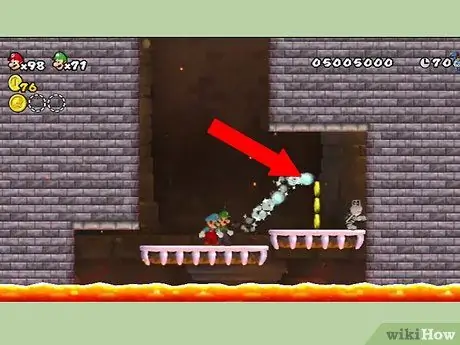 Победите Баузера в New Super Mario Bros, Шаг 4 Победите Баузера в New Super Mario Bros, Шаг 4