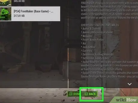Скачать моды на Fallout 4 для PlayStation 4 Step 7 Скачать моды на Fallout 4 для PlayStation 4 Step 7