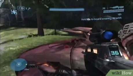 Сядьте на Зенитный Призрак в Halo 3, шаг 4 Сядьте на Зенитный Призрак в Halo 3, шаг 4