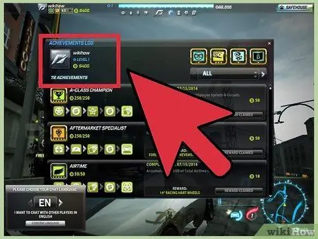 Покажите достижения в Need for Speed, шаг 5 Покажите достижения в Need for Speed, шаг 5