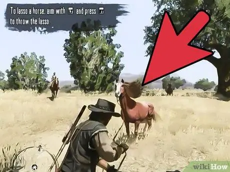 Используйте лассо в Red Dead Redemption Step 2 Используйте лассо в Red Dead Redemption Step 2