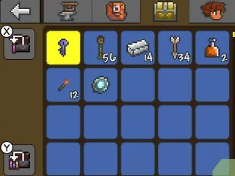 Найдите хорошую добычу в начале Terraria, шаг 16 Найдите хорошую добычу в начале Terraria, шаг 16