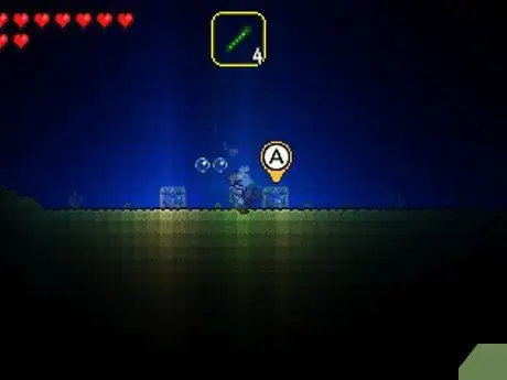 Найдите хорошую добычу в начале Terraria, шаг 3 Найдите хорошую добычу в начале Terraria, шаг 3