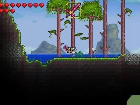 Найдите хорошую добычу в начале Terraria, шаг 9 Найдите хорошую добычу в начале Terraria, шаг 9
