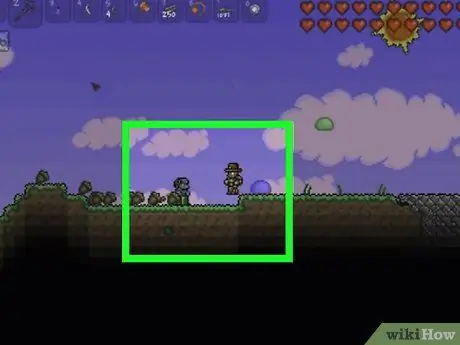 Получите ракетные сапоги в Terraria, шаг 1 Получите ракетные сапоги в Terraria, шаг 1