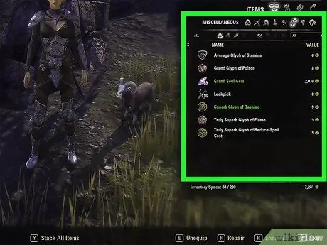 Зачаровать оружие в Elder Scrolls Online, шаг 1 Зачаровать оружие в Elder Scrolls Online, шаг 1