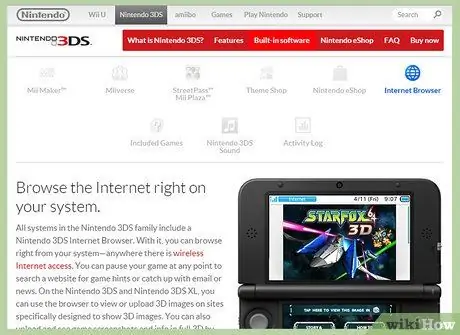 Просматривайте страницы в Интернете на Nintendo DS Шаг 1 Просматривайте страницы в Интернете на Nintendo DS Шаг 1