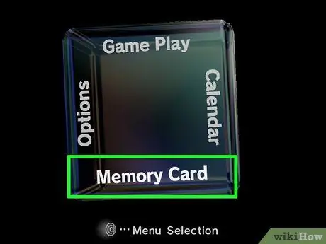 Форматирование карты памяти Gamecube Шаг 1 Форматирование карты памяти Gamecube Шаг 1