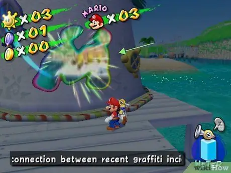 Победите Гупера Блупера в Super Mario Sunshine, шаг 1 Победите Гупера Блупера в Super Mario Sunshine, шаг 1