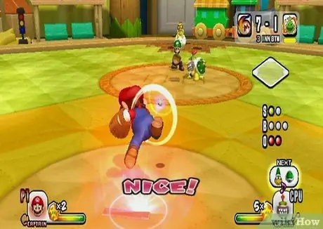 Сыграть в Mario Super Sluggers, шаг 5 Сыграть в Mario Super Sluggers, шаг 5