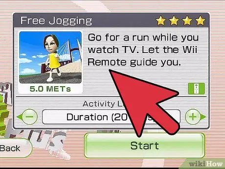 Пробежка на Wii Fit, шаг 1 Пробежка на Wii Fit, шаг 1