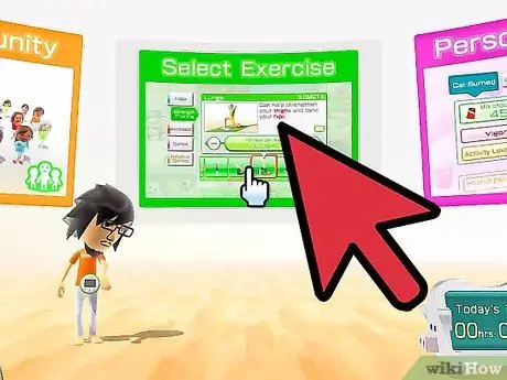 Добавьте кредиты Wii Fit, шаг 1 Добавьте кредиты Wii Fit, шаг 1