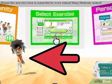Добавьте кредиты Wii Fit, шаг 2 Добавьте кредиты Wii Fit, шаг 2