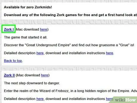 Играть в Zork Step 1 Играть в Zork Step 1