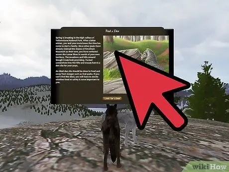 Позаботьтесь о щенках в WolfQuest Step 1 Позаботьтесь о щенках в WolfQuest Step 1