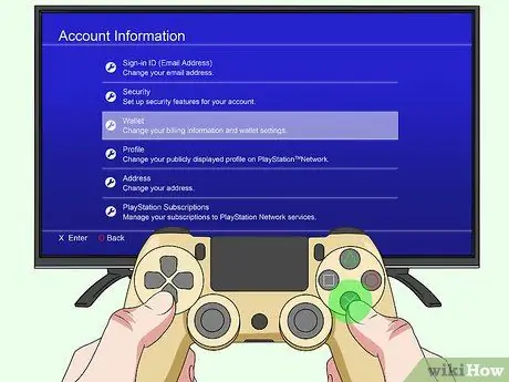Удаление кредитной карты на PS4, шаг 10 Удаление кредитной карты на PS4, шаг 10