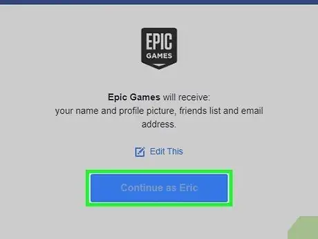 Измените свою учетную запись Epic на PS4 Шаг 3 Измените свою учетную запись Epic на PS4 Шаг 3