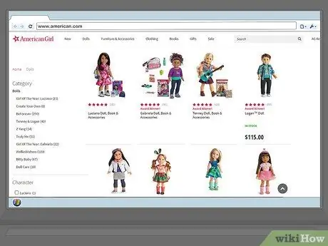 Купить куклу American Girl, шаг 1 Купить куклу American Girl, шаг 1