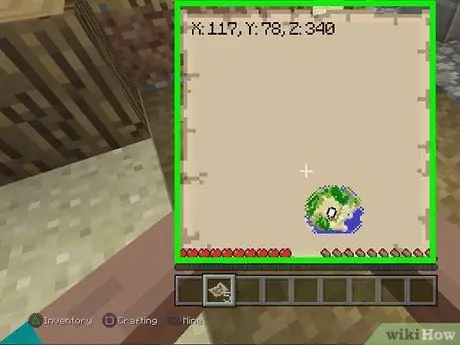 Найдите свои координаты в Minecraft, шаг 7 Найдите свои координаты в Minecraft, шаг 7