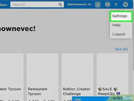 Настройте безопасность учетной записи на ROBLOX, шаг 1 Настройте безопасность учетной записи на ROBLOX, шаг 1