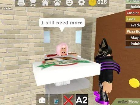 Играть в "Работа в пиццерии" в Roblox, шаг 16 Играть в "Работа в пиццерии" в Roblox, шаг 16