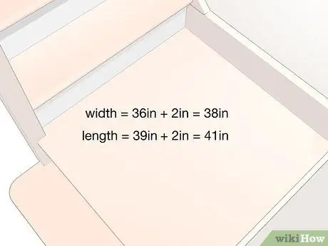 Измерьте лестницу и площадку для ковра Шаг 3