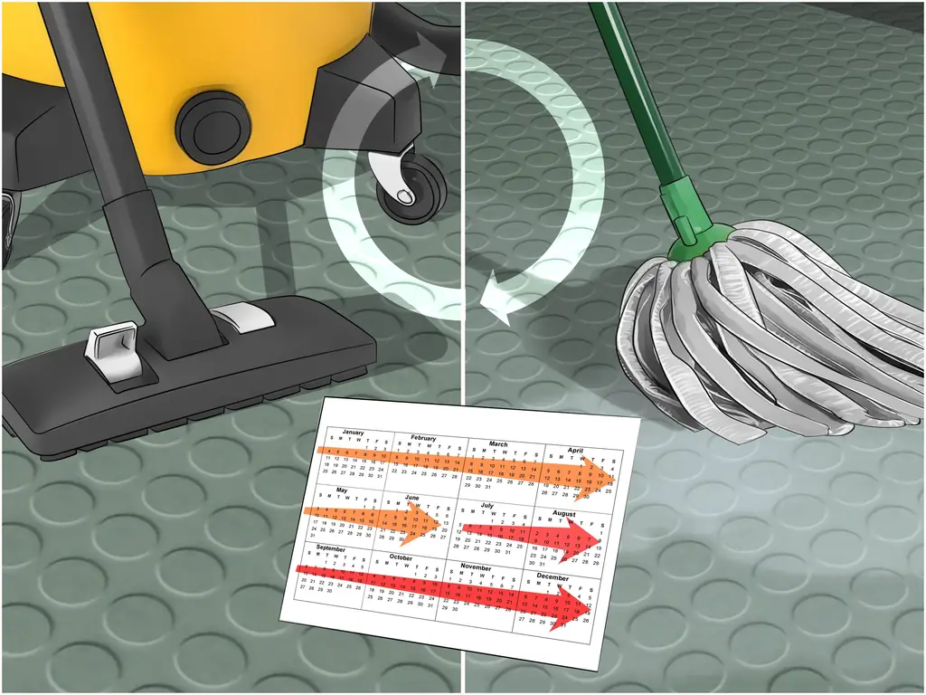 3 способа чистки резиновых полов