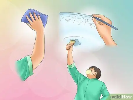 Поднять потолочную розу Шаг 4