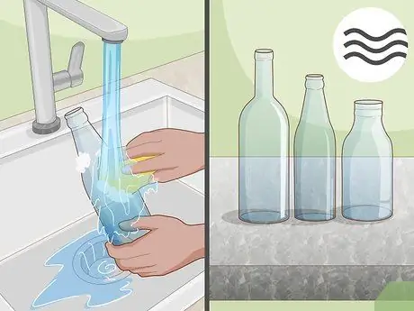 Стеклянные бутылки Upcycle Step 1 Стеклянные бутылки Upcycle Step 1