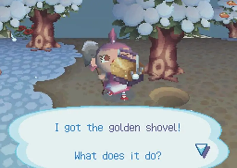 Как получить золотую лопату в Animal Crossing: Wild World: 5 шагов