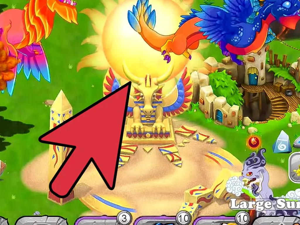 Как вывести солнечного дракона в DragonVale: 5 шагов (с иллюстрациями)