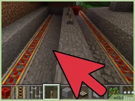 Создайте систему метро Minecraft Шаг 16