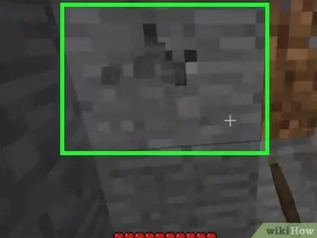Найдите уголь в Minecraft, шаг 1 Найдите уголь в Minecraft, шаг 1