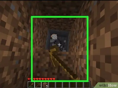 Найдите уголь в Minecraft, шаг 4 Найдите уголь в Minecraft, шаг 4