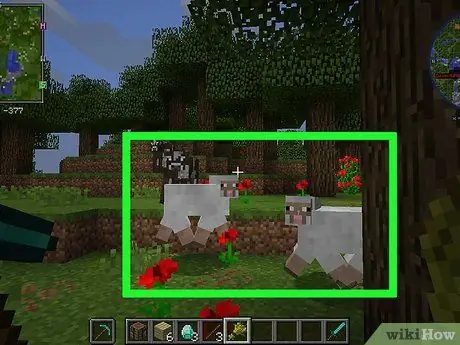 Сделайте радужную овцу в Minecraft, шаг 1 Сделайте радужную овцу в Minecraft, шаг 1