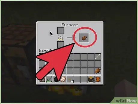 Используйте печь в Minecraft, шаг 4 Используйте печь в Minecraft, шаг 4